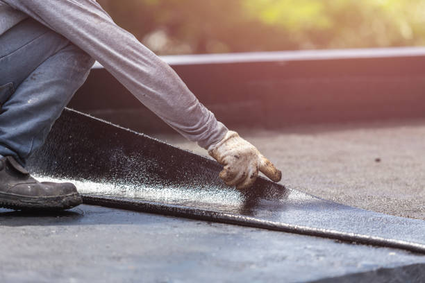 Professional Exterior Waterproofing technician working in Wilberforce, OH